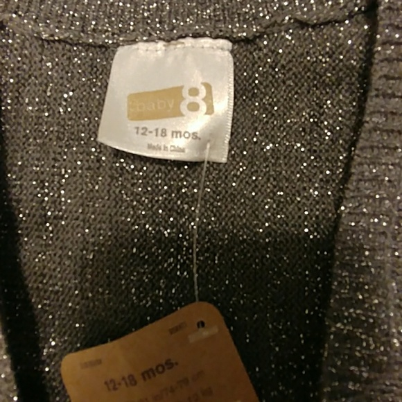 Crazy 8 charcoal gray shrug - Picture 3 of 4